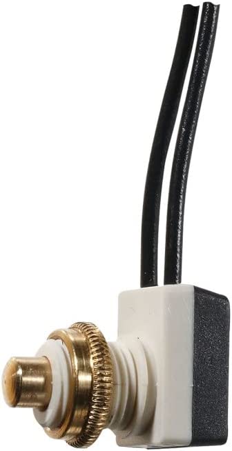 RV Designer Collection S751 Push Button On/Off Switch 10Amp Quantity 1