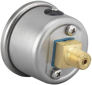 Auto Meter 2175 Auto Gage White 1-1/2" 0-15 PSI Mechanical Fuel Pressure Gauge