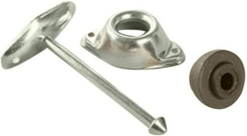 RV Designer Collection E253 4-3/4" Mental Plunger Entry Door Holder Straight 4-3/4 Inch