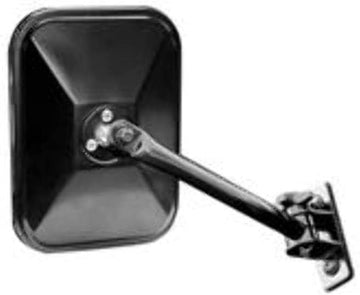 Rugged Ridge 11025.12 Black Rectangular Quick Release Mirrors - Pair