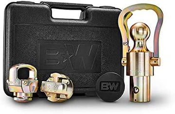 TruckProUSA B&W GNXA2062 OEM Puck System Gooseneck Ball & Safety Chain Kit for Ram Pickups