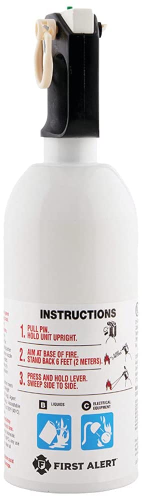 First Alert Fire Extinguisher | Kitchen Fire Extinguisher, White, KITCHEN5 Kitchen Fire Extinguisher