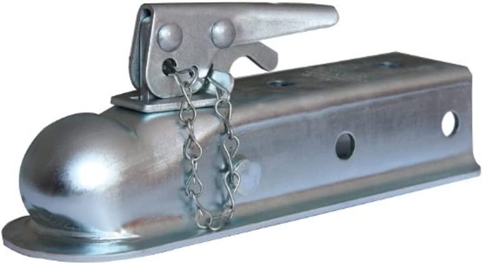 Husky 87073 2" Ball 2" Width Straight Coupler with Chain