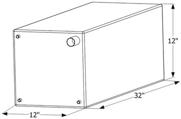 32X12X12,20GAL.W/FIT