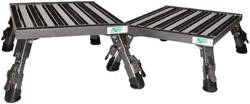 Safety Step A10CG Gray 15" x 19" Large Folding Adjustable Height Step