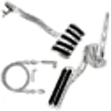 Lokar Performance Products BAG-6207 Goolsby Edition Lucille Chrome Throttle Pedal W/Ribs
