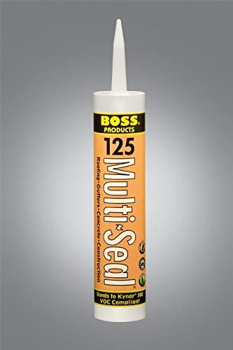 Boss 125 Multi Seal White Building Construction Sealant 10.3 oz Cartridge