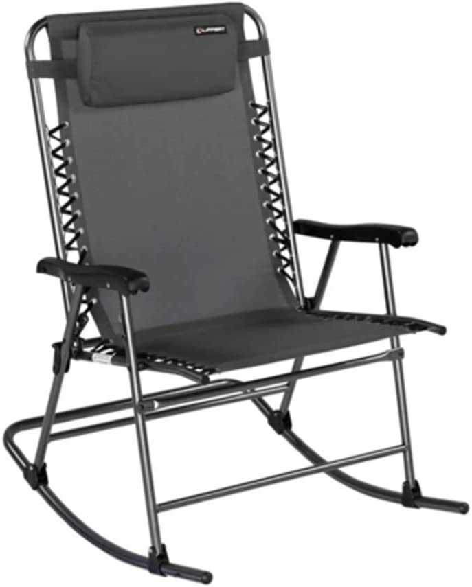 Lippert Components 2021123283 Stargazer Outdoor Rocking Chair - Dark Gray