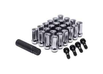 Pro Comp Wheels 16145 Lug Nut Kit 14 x 1.5 Spline 8 Lug w/Valve Stem Lug Nut Kit