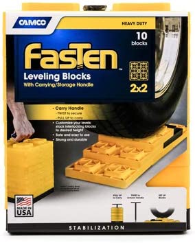 Camco 44512 10PK Fast Level Blocks - Quantity 2