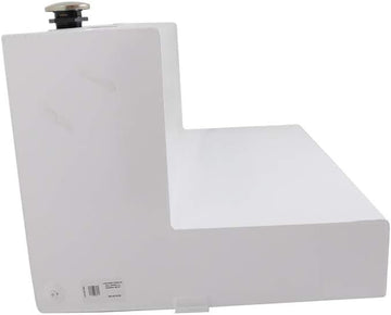 Dee Zee DZ92747S (92 gallon) L-Shaped Transfer Tank - White Steel