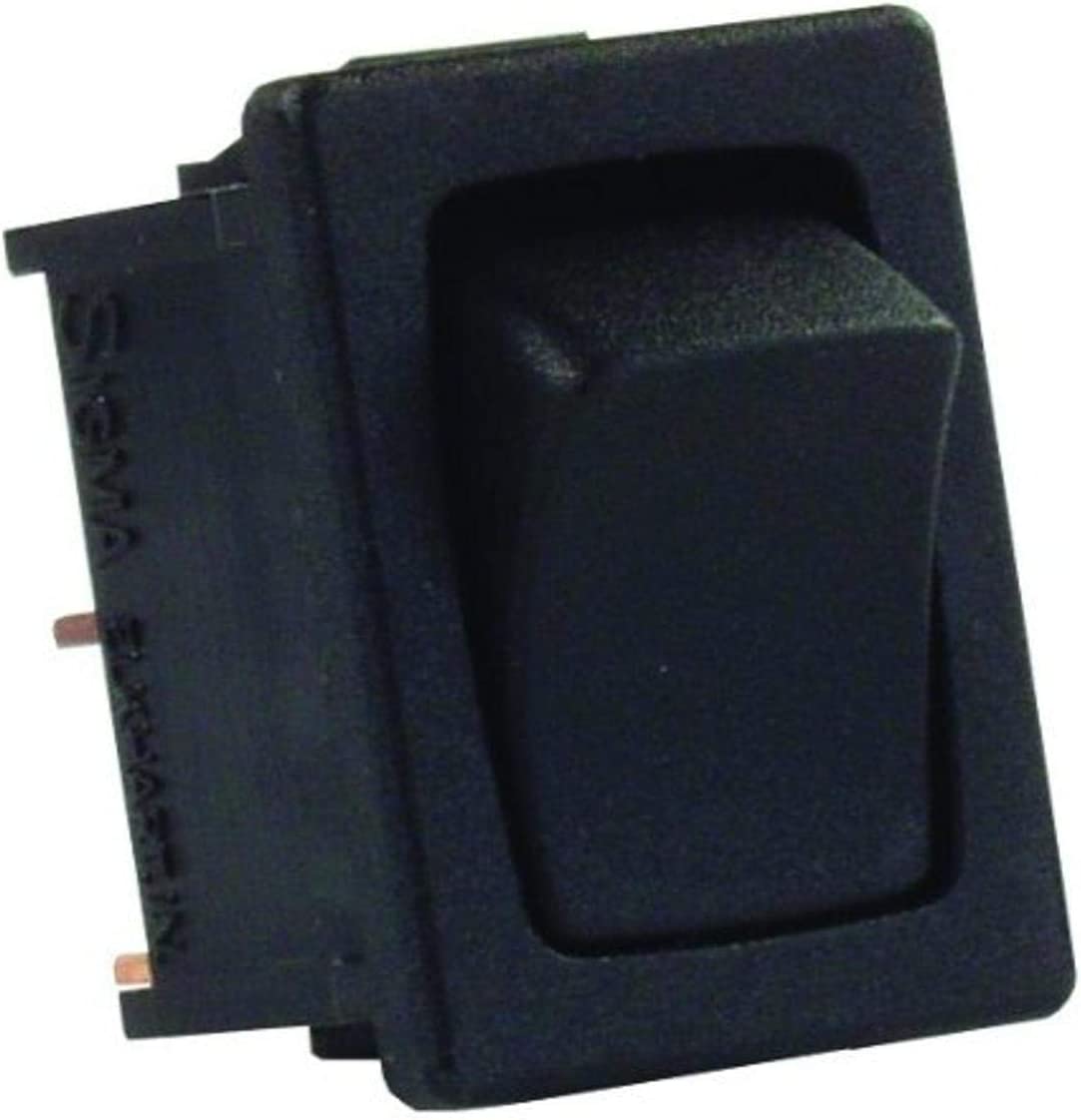 JR Products 12815 Black SPST Mini Mom-On/Off Switch Quantity 1