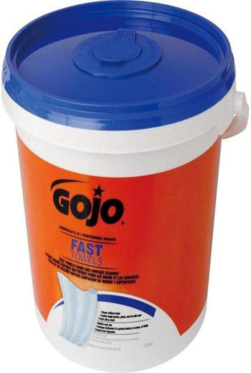 GOJO 6298-04 Fast Wipes Multi Purpose Towels 130 Count Bucket