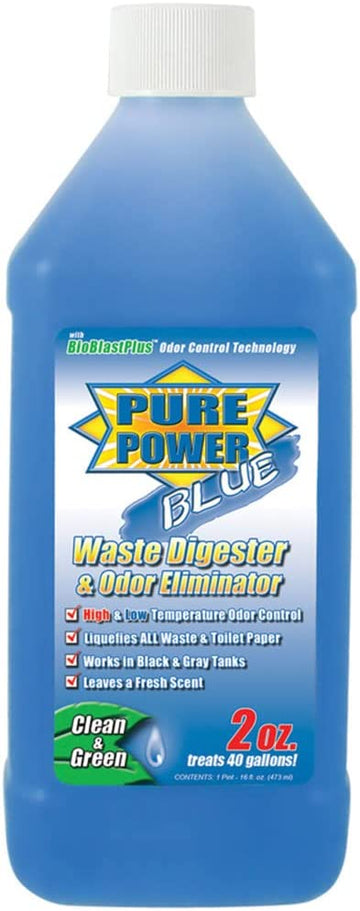 Valterra V23001 Pure Power Blue Waste Digester and Odor Eliminator - 16 oz. 16 Ounce