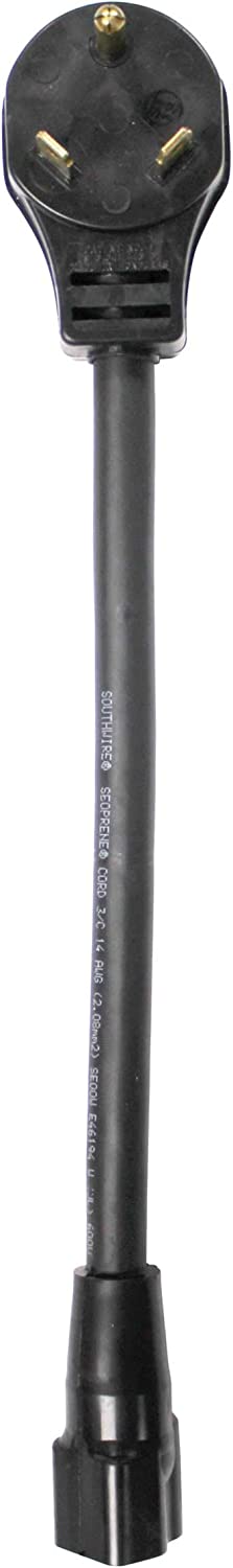 Surge Guard 30AM15AF12 RV Power Cord Adapter - 30 Amp Male 15 Amp Female, 12"