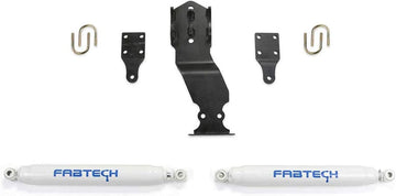 Fabtech FTS22301 Steering Stabilizer Kit Performance Dual Steering Stabilizer Kit