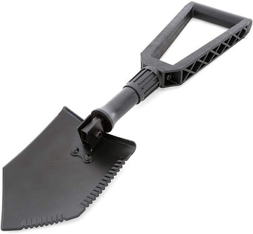 Smittybilt 2728 Matte Black Tri-Fold Shovel R.U.T. Recovery Utility Tool