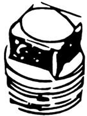 Whitecap S-5052C Garboard Drain Plug - Replacement for S-5051