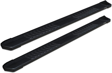 Raptor Series Running Boards Steps 6in OEM Style Black Aluminum for New Body 2019-2023 Ram 1500 Crew Cab