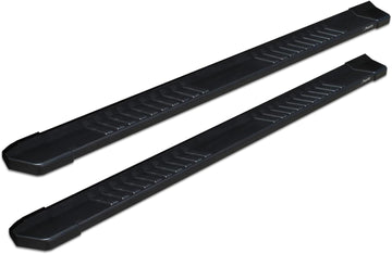 Raptor Series Running Boards Steps 6in OEM Style Black Aluminum for New Body 2019-2023 Ram 1500 Quad Cab