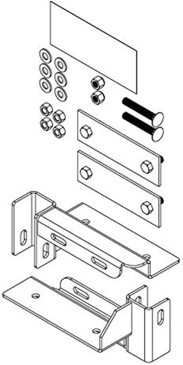 BackRack - Utility Body Hardware Kit Drill and Bolt Between Utility Bed Standard (30940)