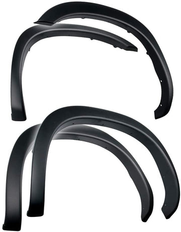 Tyger Auto TG-FF6D4198 For 2002-2008 Dodge Ram 1500; 2003-2009 Ram 2500 3500 (ONLY Fit 6.5' Truck Bed) | Paintable Fine-Textured Matte Black Factory Style Fender Flare Set, 4 Piece