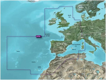 Garmin VEU722L Europe Atlantic Coast BlueChart g3 Vision [010-C1156-00]