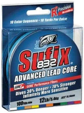 Sufix 832 Lead Core Fishing Lure One Size