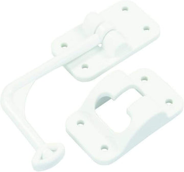 JR Products 10605 Polar White Angled T-Style Door Holder