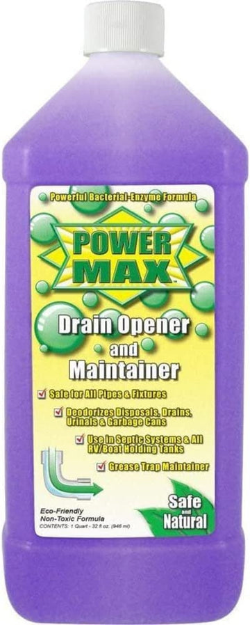 Valterra V110001 Power Max Drain Opener and Maintainer - 32 oz. 32 Ounce