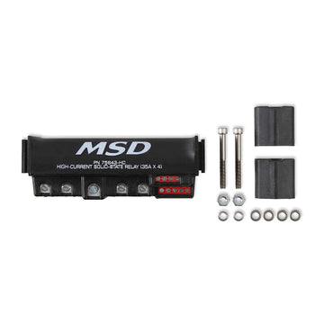 MSD 75643-HC: High-Current Solid State Relay 35Ax4, Blk, Black