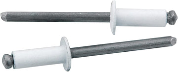 Allstar Performance ALL18114 White 3/16" Head Rivet, (Pack of 250) White Steel