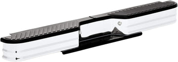 Fey 21002 SureStep Universal Chrome Replacement Rear Bumper (Requires Fey vehicle specific mounting kit sold separately)