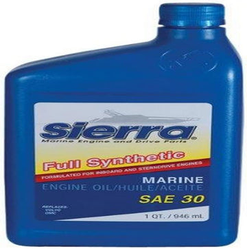 Sierra International 18-9410-2 SAE 30 Full Synthetic Marine Engine Oil - 1 Quart