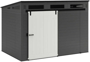 Suncast BMS9000D Modernist Barn Door 10 ft x 7 ft Storage Shed