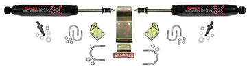 Skyjacker 8203 Dual Steering Stabilizer Kit (Includes Steering Dampers Mounting Brackets for Jeep Wrangler JK - Black)