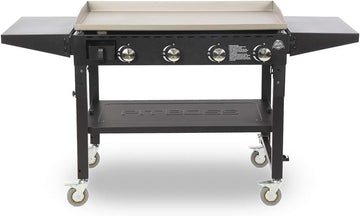 Pit Boss PB757GS Cast Iron Gas Griddle, Black