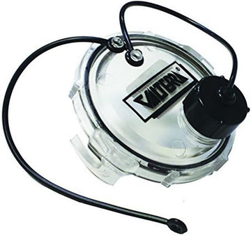 Valterra T1020-1CLR Waste Valve Cap - 3" with Capped 3/4" GHT, Clear, Bulk 3 Inch