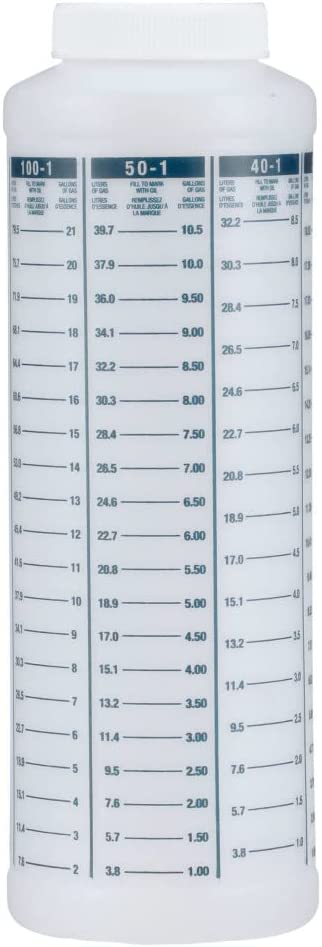 Attwood 11873-1 Wide-Mouth Marine Fuel/Oil Mixing Bottle 1-Quart