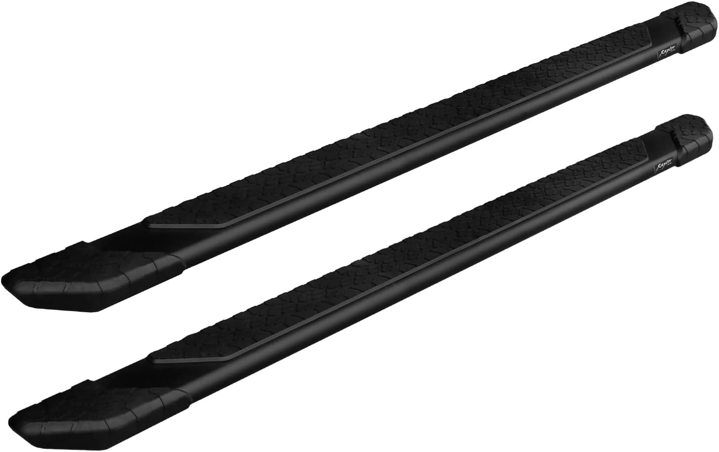 Raptor Series Running Boards Steps 5in Treadsteps Black Aluminum for N