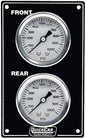 Quickcar Racing Products 61-105 Mini Brake Bias Gaugepanel Vertical Black
