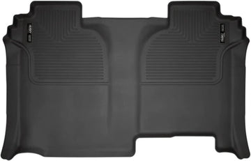 Husky Liners - X-ACT Contour | 2019-2023 Chevrolet Silverado, GMC Sierra 1500, 2020-2023 Chevrolet Silverado, GMC Sierra 2500, 3500 Crew Cab, 2nd Row Liner - Black, 1 pc. | 52051