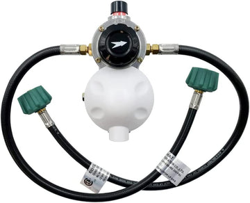 AP Products 028-606024 Auto Changeover LP Gas Regulator with Two 24" Pigtails, Cover & Mounting Bracket