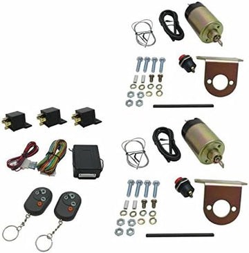 AutoLoc Power Accessories 9667 8-Function Remote Shaved Door Popper Kit (35lbs)