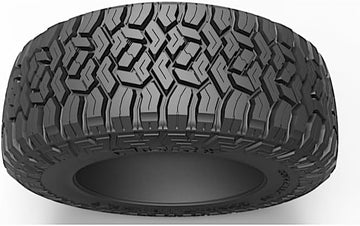 Fury Off-Road Tire RT37135017A RT RT37X13.50R17LT