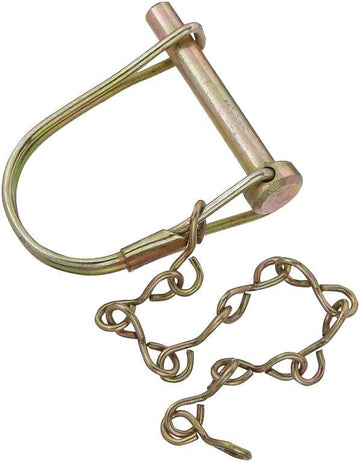 RV Designer Collection H420 Coupler Lock Pin W/Chain 1/4"X 1/4 inch x  1-3/8 inch