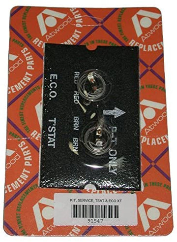 Atwood (91547 Front Mount Thermostat, Black