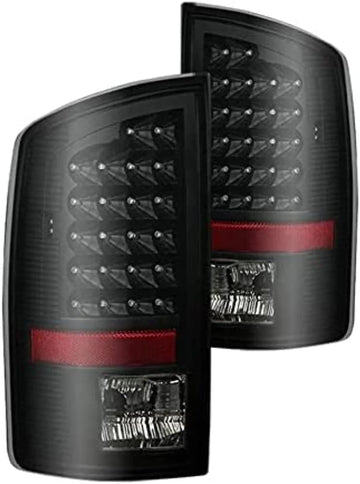 xTune Auto 9026539 LED Tail Lights Black/Smoked