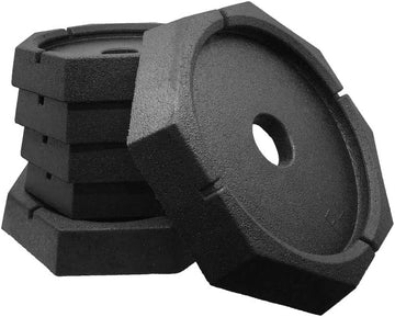 SnapPad Xtra Permanently Attached RV Leveling Jack Pad for LCI 9 inch Round and 12 inch Round Landing Feet (XL Lux 6-Pack)
