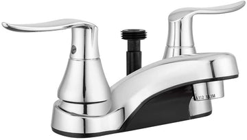 Dura Faucet (DF-PL720LH-CP) RV Bathroom Faucet with Winged Levers and Shower Hose Diverter (Chrome) Chrome Polished